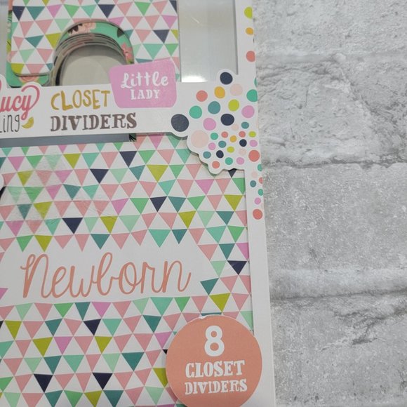 Lucy Darling Little Lady‎ Newborn-2T Closet Divider Set $28 Retail NEW - Picture 4 of 6
